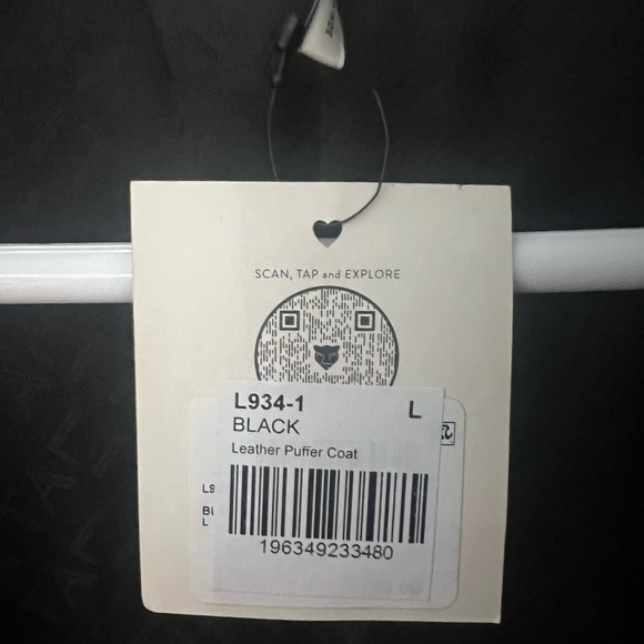 NWT Lita by Ciara Puffer Coat, Leather, $300, Retail $798, Large, Limited - Picture 5 of 6